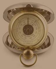 Steampunk pocket barometer