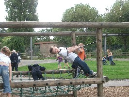 Sebastian as a monkey