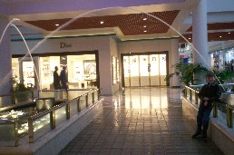Fountains in Burjman Shopping Centre