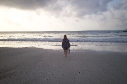 Tas on the beach