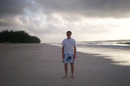 Trevor on the beach