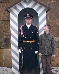 Sebastian with a Palace Guard