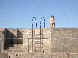 Tracey on the battery