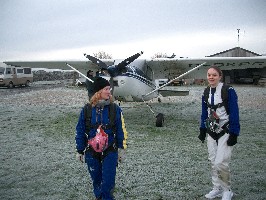 Going to the plane